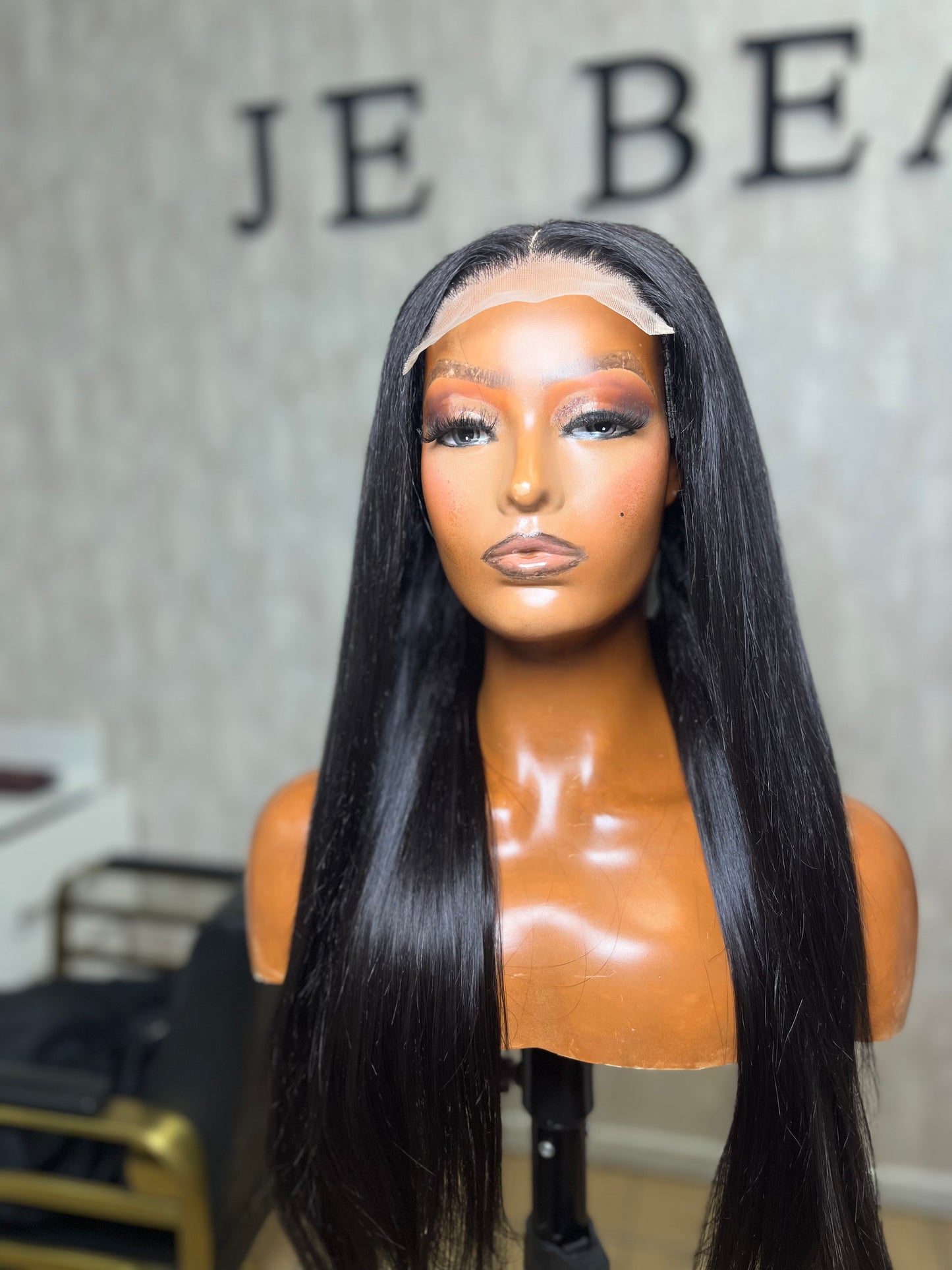 Straight Human hair blend 13x4