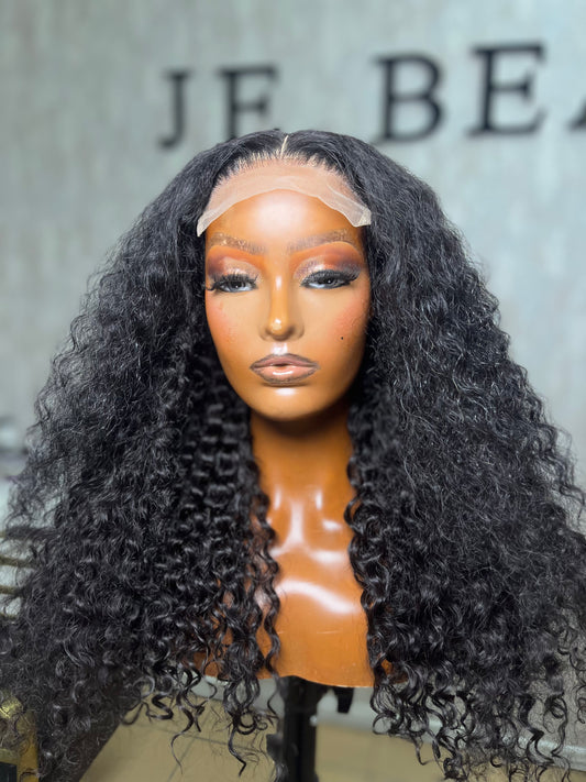 Jerry Curl Human hair blend 5x5